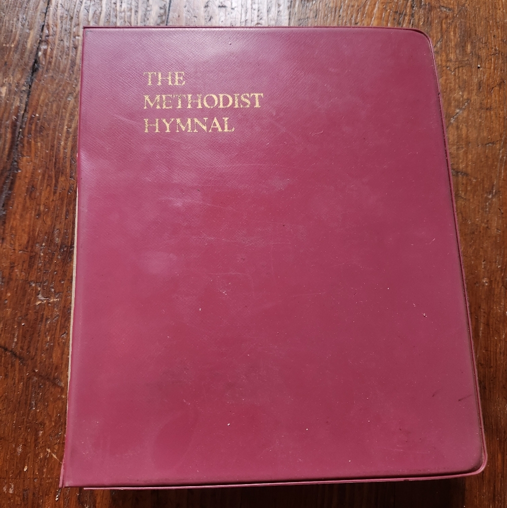 The Methodist Hymnal 1939 The Methodist Book 3 Ring Binder Red Vintage Read Desc